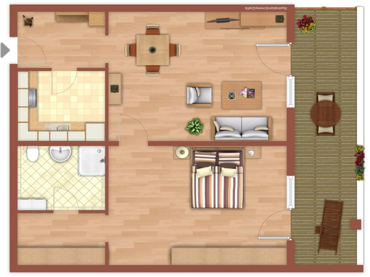 Alpenlodge, Ferienwohnung 14 เทียร์ซี ภายนอก รูปภาพ